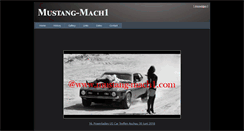 Desktop Screenshot of mustang-mach1.com